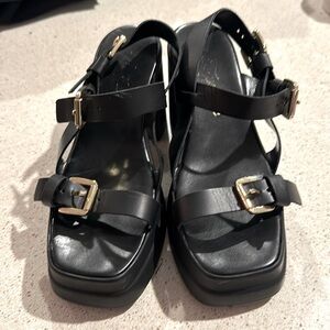 Free People Pamela Double Stack Platform Heels